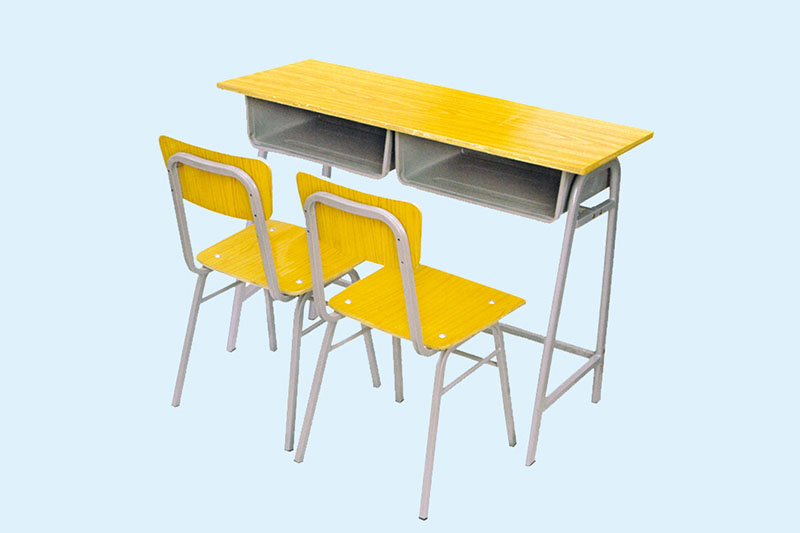 LS-KZY-02 雙人課桌椅